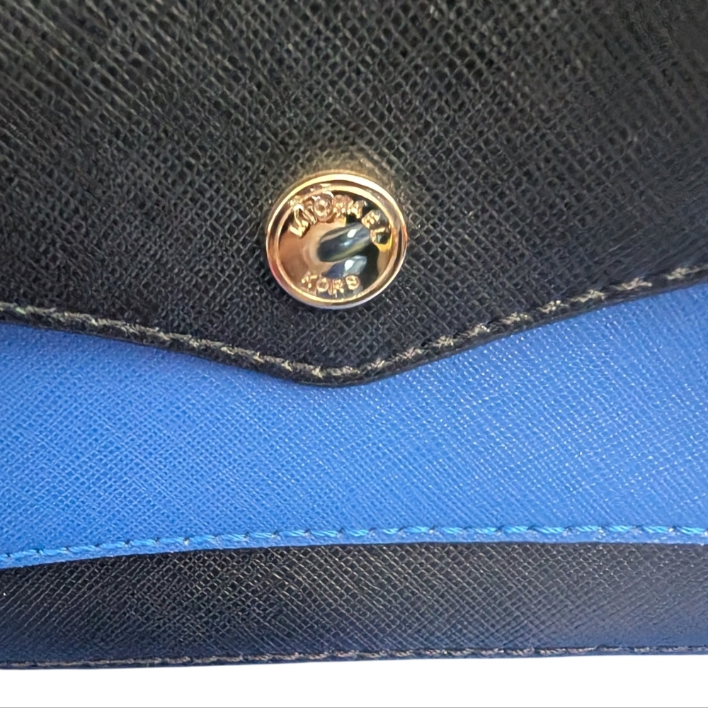 Michael Kors Black & Blue Crossbody Bag - Picture 3 of 4